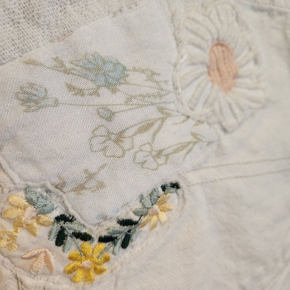 FREE PEOPLE WE THE FREE LOVE ALIVE HIGH RISE PATCHWORK BOYFRIEND JEAN SIZE 29 - Picture 12 of 16